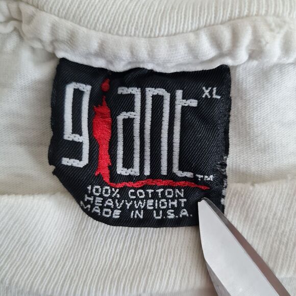 Vintage Jimmy Buffett Shirt Mens XL Giant Tag Double Sided Chameleon Caravan 90s - Picture 16 of 16